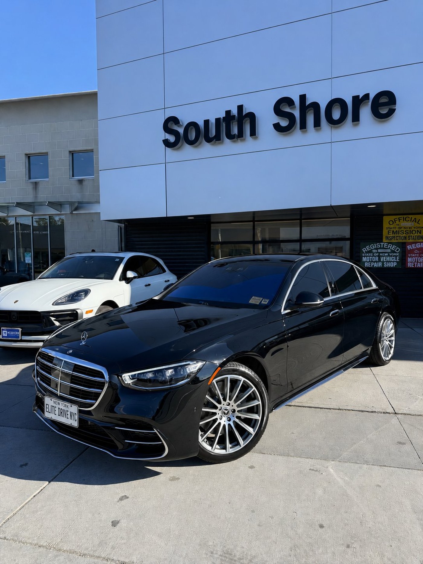 Mercedes-Benz S580 — front view